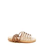 Platte Sandalen Tod's , Beige , Dames