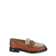 Fur Loafers, Stijlvol en Comfortabel Tod's , Brown , Dames