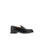 Zwarte Leren Mocassins - Kleur: Zwart Tod's , Black , Dames