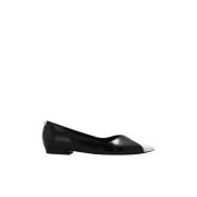 Leren Ballerina Tory Burch , Black , Dames