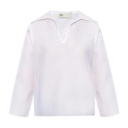 Zijden top Tory Burch , White , Dames