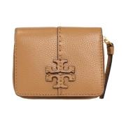 Portemonnee/kaarthouder Tory Burch , Brown , Dames