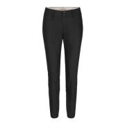 Stijlvolle en comfortabele zwarte chino`s MOS Mosh , Black , Dames