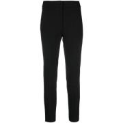 Leather Trousers Peserico , Black , Dames