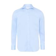 Stretch shirt hugh met haaienkraag Baldessarini , Blue , Heren