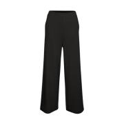 Stijlvolle wijde broek in het zwart InWear , Black , Dames