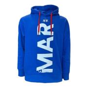 Turkish Sea Hoodie Fleece La Martina , Blue , Heren