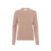 Vrouwen licht merino wollen crew Colorful Standard , Beige , Dames