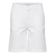 Klassieke Denim Shorts Part Two , White , Dames