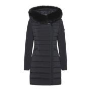 Zwarte Jassen - Stijl/Model Naam Peuterey , Black , Dames