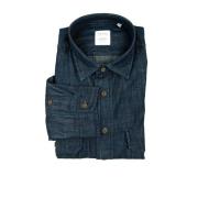 Denim Shirts Xacus , Blue , Heren