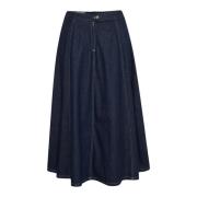 Denim Skirts My Essential Wardrobe , Blue , Dames