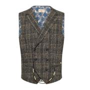 Suit Vests Club Of Gents , Brown , Heren