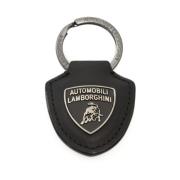 Keyrings Automobili Lamborghini , Black , Heren