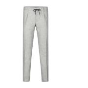 Profuomo linnen blend pantalon Profuomo , Gray , Unisex