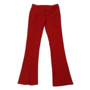 Pre-owned Cotton jeans Ralph Lauren Pre-owned , Red , Dames