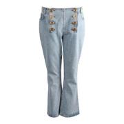 Pre-owned Jeans Balmain Pre-owned , Blue , Dames