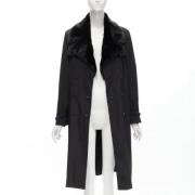 Pre-owned Silk outerwear Fendi Vintage , Black , Dames