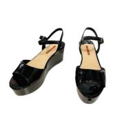 Pre-owned Schoenen Prada Vintage , Black , Dames