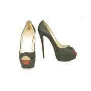 Pre-owned Schoenen Christian Louboutin Pre-owned , Gray , Dames