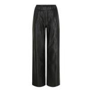 Wijde Skind 11230 Zwarte Broek Notyz , Black , Dames