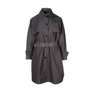 Pre-owned Cotton outerwear Prada Vintage , Gray , Dames