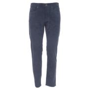 Slim Fit Corduroy Broek Siviglia , Blue , Heren