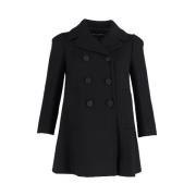 Pre-owned Wool outerwear Dolce & Gabbana Pre-owned , Black , Dames