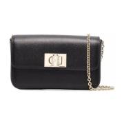 1927 Mini Crossbody Tas in Zwart Furla , Black , Dames