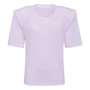 Geborduurd katoenen T-shirt met spaghettibandjes MVP wardrobe , Purple...