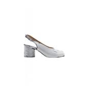 Slingback schoenen met craquelé-effect Maison Margiela , White , Dames