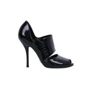 Pre-owned Leather heels Gucci Vintage , Black , Dames