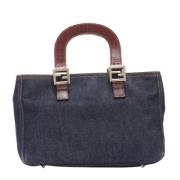 Pre-owned Denim handbags Fendi Vintage , Blue , Dames