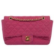 Pre-owned Canvas chanel-bags Chanel Vintage , Pink , Dames