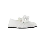 Pre-owned Leather flats JW Anderson Pre-owned , White , Dames