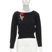 Pre-owned Cashmere tops Alexander McQueen Pre-owned , Black , Dames