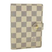 Pre-owned Canvas wallets Louis Vuitton Vintage , White , Dames