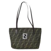 Pre-owned Canvas totes Fendi Vintage , Brown , Dames