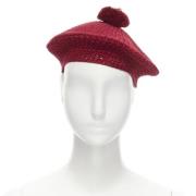 Pre-owned Cotton hats Gucci Vintage , Red , Dames