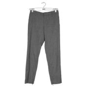 Pre-owned Wool bottoms Gucci Vintage , Gray , Dames