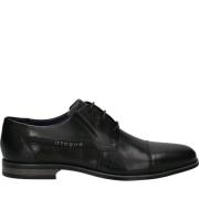 Zwarte Formele Business Schoenen Bugatti , Black , Heren