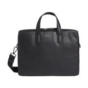 Zwarte Laptoptas - en Stijlvol Calvin Klein , Black , Heren