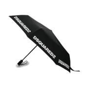 Compacte paraplu voor regenachtige dagen Dsquared2 , Black , Unisex
