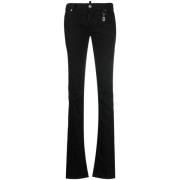 Flared Jeans, Klassieke Stijl Dsquared2 , Black , Dames