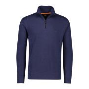 Donkerblauwe Coltrui met Rits Hugo Boss , Blue , Heren