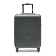Stijlvolle handbagage voor zorgeloos reizen K-Way , Green , Unisex