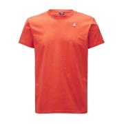 Elliot Back Logo Tape T-Shirt K-Way , Orange , Heren