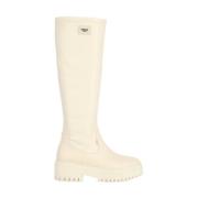 Beige Hoge Laarzenjes voor vrouwen Mexx , Beige , Dames