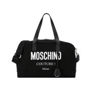 Couture Weekendtas Moschino , Black , Unisex