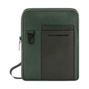Shoulder Bags Piquadro , Green , Heren